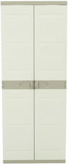 Plastiken Titanium Cabinets, Plastic, Beige, 70x44x176 cm