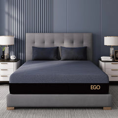 S14 Inch King Size Memory Foam Mattress for Back Pain, Cooling Gel Mattress Bed in a Box, Made in USA, CertiPUR-US Certified, Therapeutic Medium Mattress, 76x80x14 Black