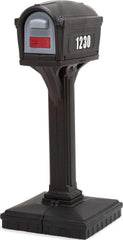 Classic Black Plastic Mailbox