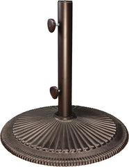 50-pound classic market model sunshade stand (matte black coating)