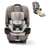 4Ever DLX 4-in-1 Car Seat, Charlie | Infant to Toddler Car Seat, with 10 Years of Use | Rear-Facing, Forward-Facing and Booster Modes | Safe, Comfortable and Convenient