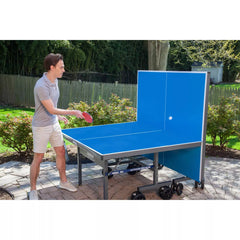 JOOLA Nova Pro Plus Outdoor Table Tennis Table with Weatherproof Net, 9锟�5 ft, Foldable, Aluminum Surface