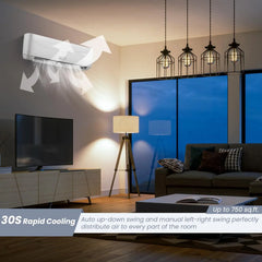 12000BTU Mini Split Air Conditioner& Heater