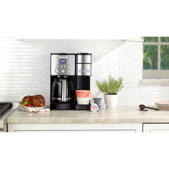 Cuisinart Single Serve 12 Cup Coffee Maker, Offers 3 Sizes: 6 Ounces, 8 Ounces and 10 Ounces, Stainless Steel, SS 15P1: Home & Kitchen