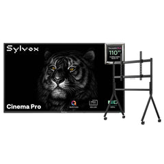 Sylvox Cinema Pro 110" Helio QLED Outdoor TV With Wall Mount-(5000Nits, 120HZ)