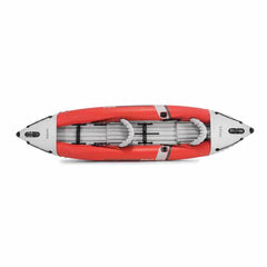 2 Person Vinyl Inflatable Kayak with Aluminum Oars