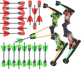 2. Master Controller Bow, 20 Zynix Whistle Arrows, 2 Parachute Replacement Parts, 2 Shoulder Straps and 4 Arrow Bags - Long-distance Outdoor Equipment
