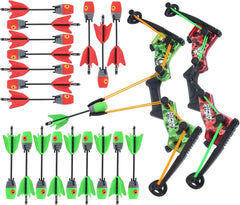 2. Master Controller Bow, 20 Zynix Whistle Arrows, 2 Parachute Replacement Parts, 2 Shoulder Straps and 4 Arrow Bags - Long-distance Outdoor Equipment