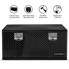36 Inch Heavy Duty Aluminum Diamond Plate Tool Underbody Box