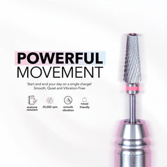 Electric drill | Portable, rechargeable and wireless | White