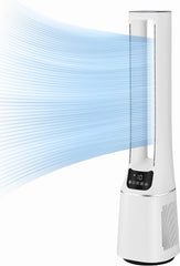 Midea MFP-120i (BL) 2 in 1 Turmventilator Leise 38dB Luftreiniger H13 True HEPA auf 47.6 m2 LED Display Fernbedienung Oszillation 12H Timer Kompatibel