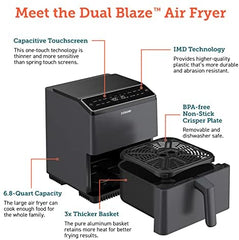 COSORI Air Fryer 6.8Qt, Dual Blaze with 360 ThermoIQ Tech