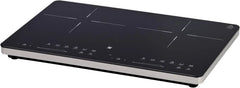 WMF Kult X Doppel- Induktionskochfeld 2 Platten, Kochplatte bis 28 cm, 2 Kochzonen, 8 Stufen, Topferkennung,Touch-Display, Glaskeramik, Timer-Funktion