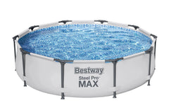 Piscinas portátiles elevadas redondas Bestway 56408 para niños y adultos (3,05 m x 76 cm)