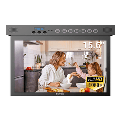 15.6" Smart Under Cabinet TV-Black Kitchen TV