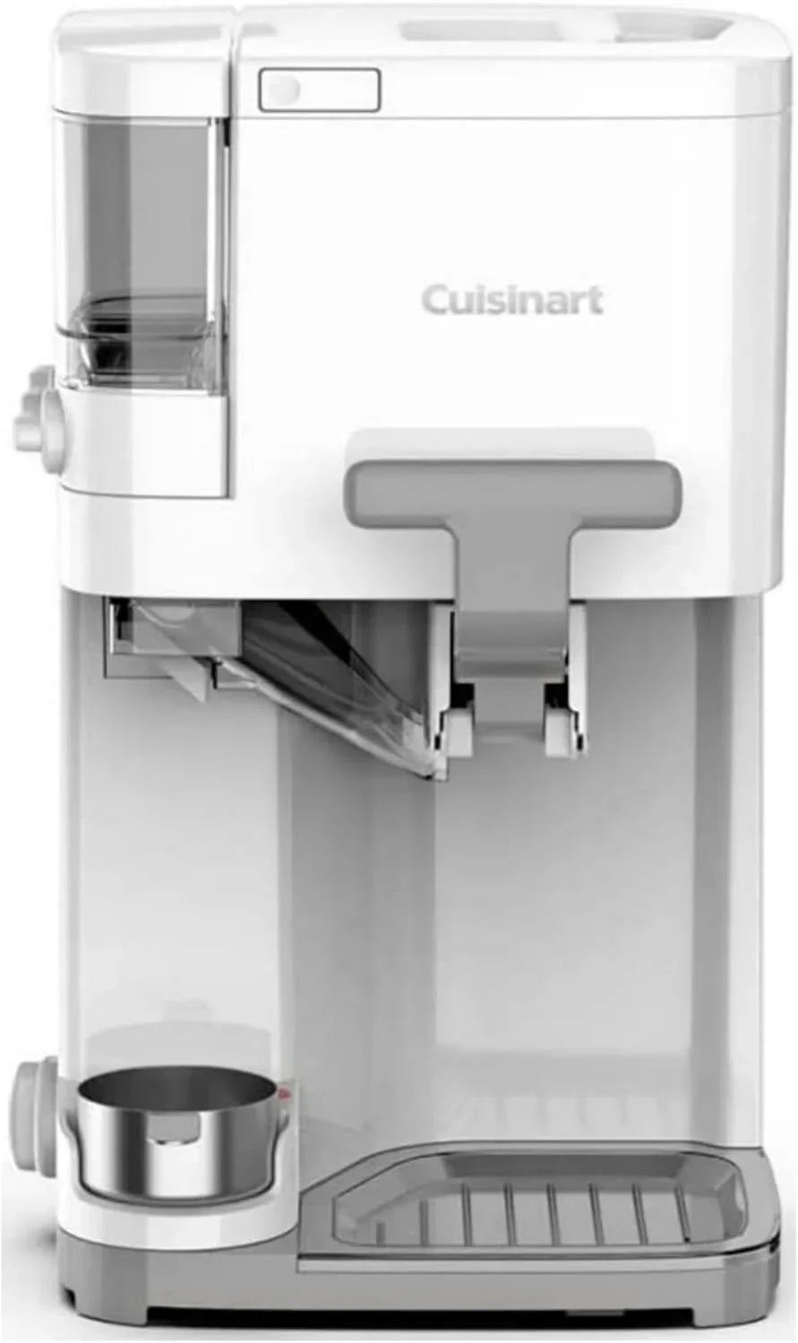 1.5 Qt Soft Serve Ice Cream Machine – 3 Built-In Mix-In Dispensers with Warming Plate