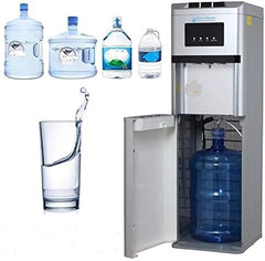 Dispensador de agua fría o caliente. Fuente de agua con asa ergonómica, todo tipo de garrafas, para agua caliente y fría, para la oficina y la casa,