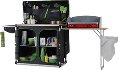Outdoor camping kitchen system, convenient for cooking, cleaning, preparing camping meals, luxurious camping and essential camping items, large-sized "table magic" series