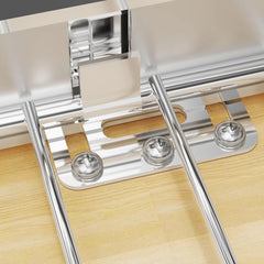 Adjustable sliding cabinet shelves, 3 pieces. Large drawer-style cabinet storage box, storage organizer under the kitchen sink. Bottom-mounted baskets, suitable for kitchens and bathrooms.