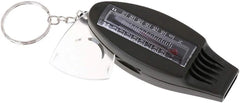 Multifunctional 4 In1 Compass Thermometer Whistle Magnifier for Traveling Camping Hiking Climbing Outdoor Sports