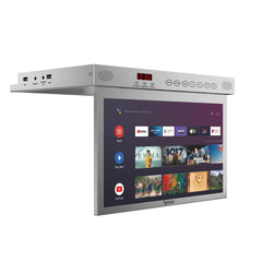 15.6" Smart Under Cabinet TV-Silver Kitchen TV