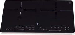WMF Kult X Doppel- Induktionskochfeld 2 Platten, Kochplatte bis 28 cm, 2 Kochzonen, 8 Stufen, Topferkennung,Touch-Display, Glaskeramik, Timer-Funktion