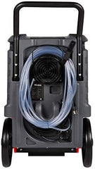 Commercial dehumidifier, suitable for homes, basements, garages and workplaces. Industrial water loss treatment equipment - a set of 1-piece, blue