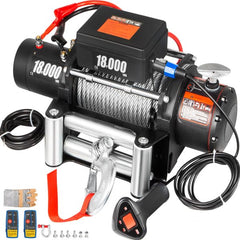 Electric Recovery Winch �� 12V Steel Cable Winch for ATV UTV Truck Towing