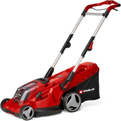 Einhell Akku-Rasenmäher RASARRO 36/42 Kit Power X-Change (36V, 42 cm Schnittbreite, bis 725 m², Brushless, 50L Fangkorb, Mulchfunktion, inkl. 2x 5,2Ah