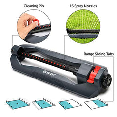 Eden Lawn & Garden Essential Oscillating Sprinkler | Water Sprinkler for Yard