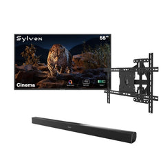 Sylvox Cinema 55" Helio QLED Outdoor TV-2026 Model (120HZ & 2000Nits)