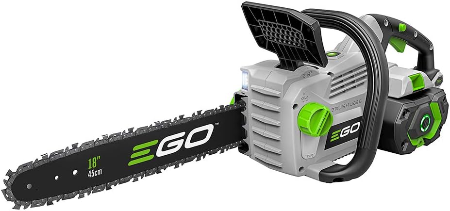 16-Inch Cordless Battery-Powered Chainsaw with 56V 2.5Ah Battery and Charger