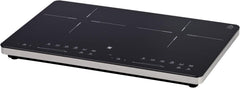 WMF Kult X Doppel- Induktionskochfeld 2 Platten, Kochplatte bis 28 cm, 2 Kochzonen, 8 Stufen, Topferkennung,Touch-Display, Glaskeramik, Timer-Funktion, 3500 W