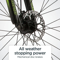 Mountain Bike . 26-inch Wheels . 21 Speeds . Mens Style . Black