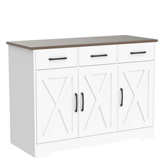 Modern Farmhouse Sideboard Buffet Cabinet