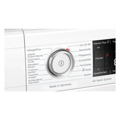 2025 Lavadora Bosch Serie 8 WAV28M93 de carga frontal 9 kg, 1400 rpm, Aluminio, Blanco