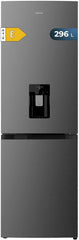 Cecotec Frigorífico Combi 2 Puertas con dispensador de agua Bolero CoolMarket Combi 296 DF WD Dark E. 296L, 60cm de ancho, Funciones FastCooling,