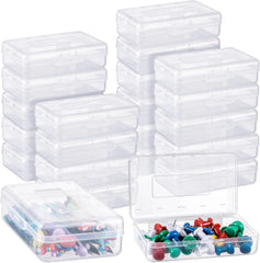 100-piece set. Large-capacity transparent pencil case. Large-capacity hard plastic crayon case. Large-capacity classroom storage box. Suitable for both boys and girls (in various colors)