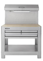 45-in W x 36-in H 3-Drawer Work Bench SS