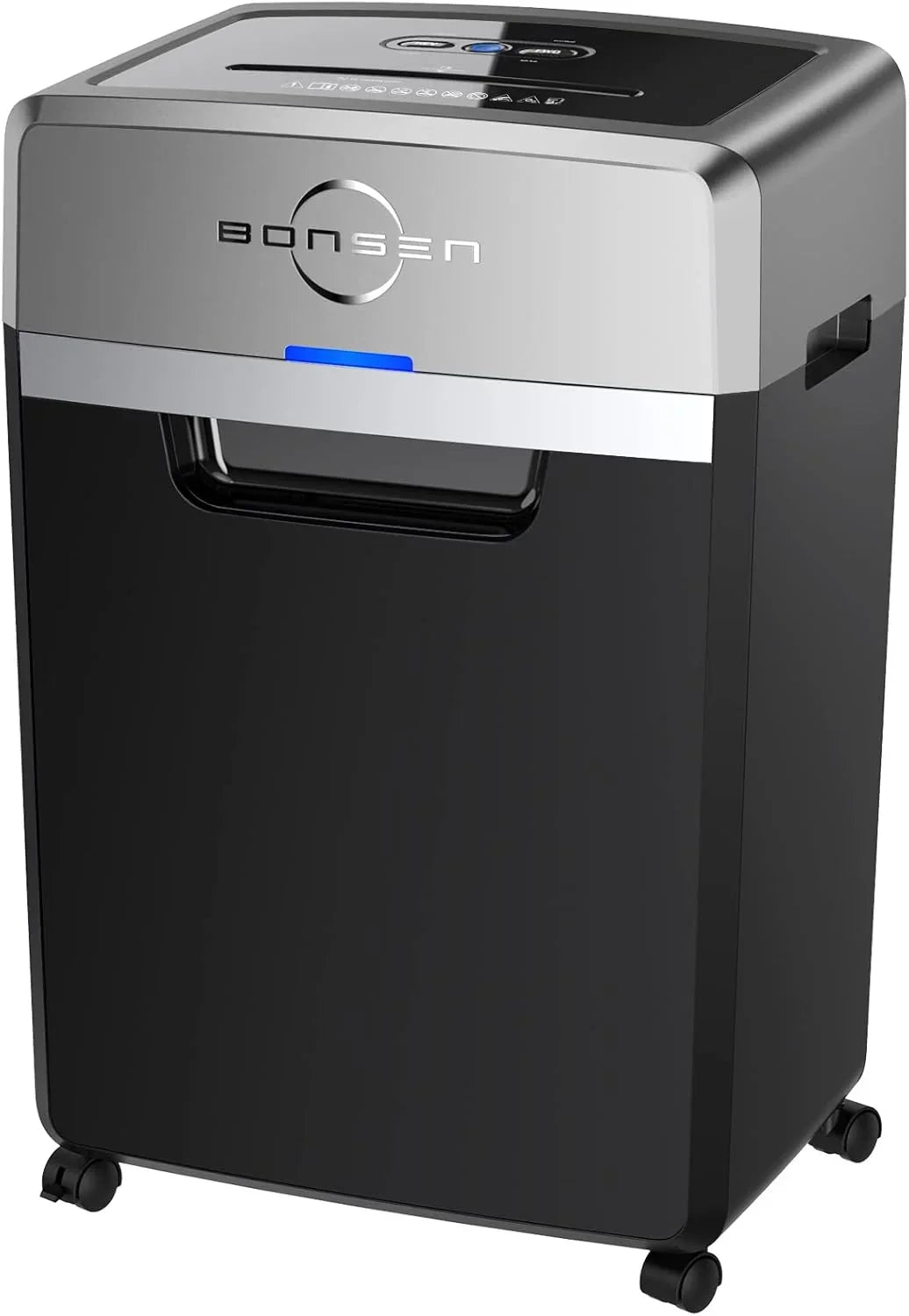 24-Sheet Cross-Cut Paper Shredder, 40-Min Continuous Run Time, 9-Gallon Basket, P-4 Security