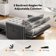 3-in-1 Convertible Sleeper Sofa Bed