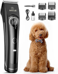 Dog Clippers for Grooming Doodles and Poodles, Professional Pet Hair Trimmer for Thick Curly Hair