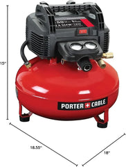 Air Compressor, 6-Gallon, Pancake, Oil-Free (C2002-ECOM)