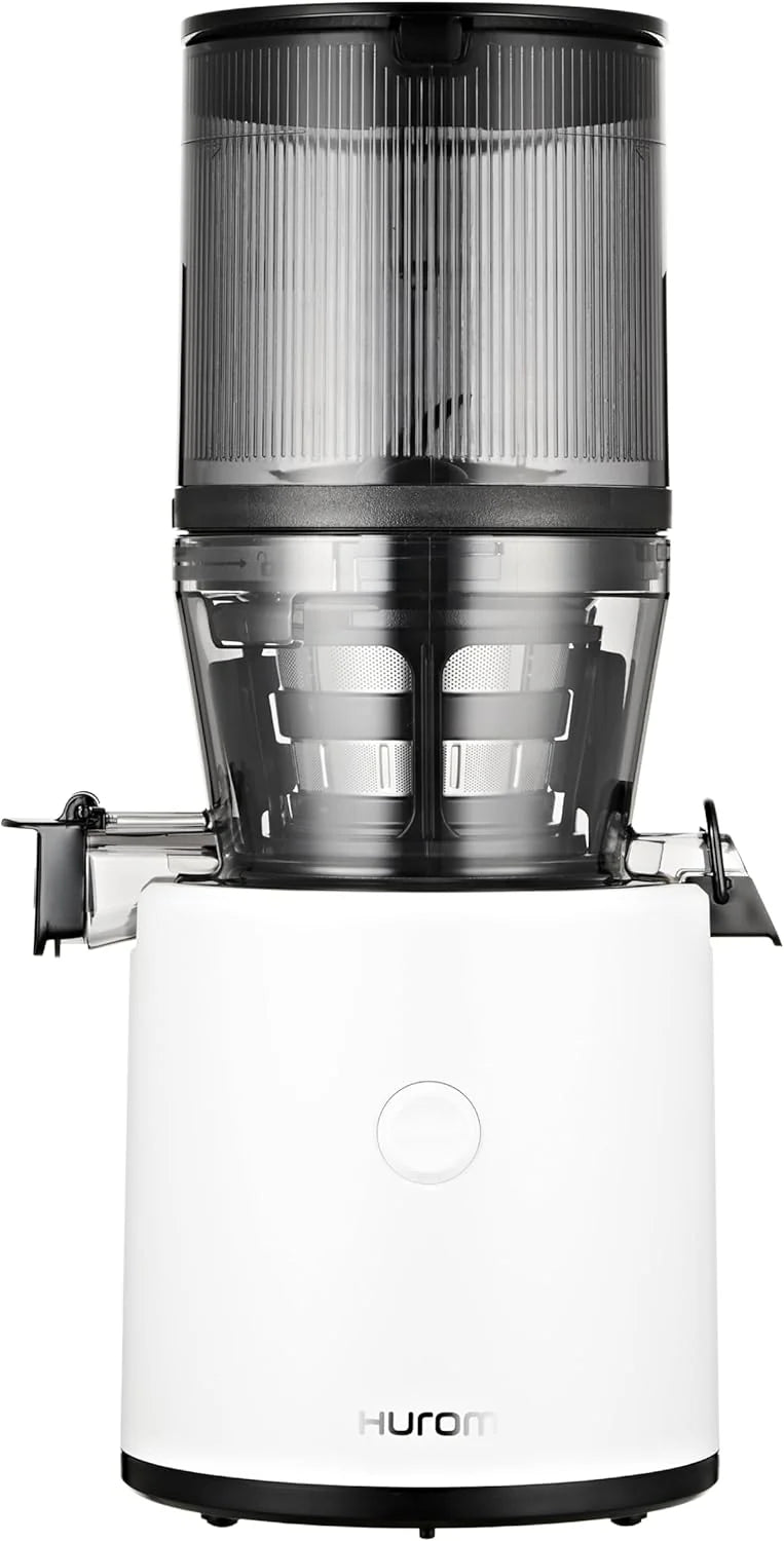 Cold press juicer, easy-to-clean chewing-style slow juicer, coarse filter screen, automatic feeding, no need for operator intervention, household size, quiet motor, easy assembly (kale/deep green)
