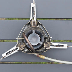 Multi-fuel camping stove for mountain exploration