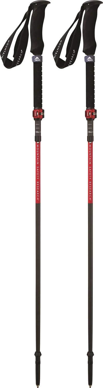 Stretchable and foldable carbon fiber hiking walking stick for mountain climbing