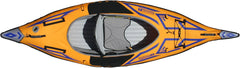 Advanced frame sport inflatable kayak - Lightweight day hiking kayak, equipped with a backpack and an inflation pump - 10 feet 5 inches - 26 pounds - Orange