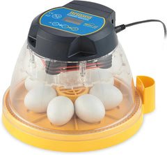 A 24-position automatic egg incubator with constant temperature control function, suitable for hatching 24 eggs, duck eggs or other egg types. It offers the best flexibility and can be used with eggs of different sizes.