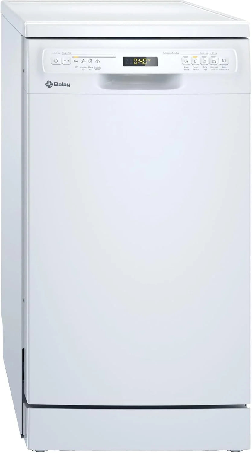Balay Lavavajillas 3Vn4010Ba 45 Cm, Libre instalación, Blanco