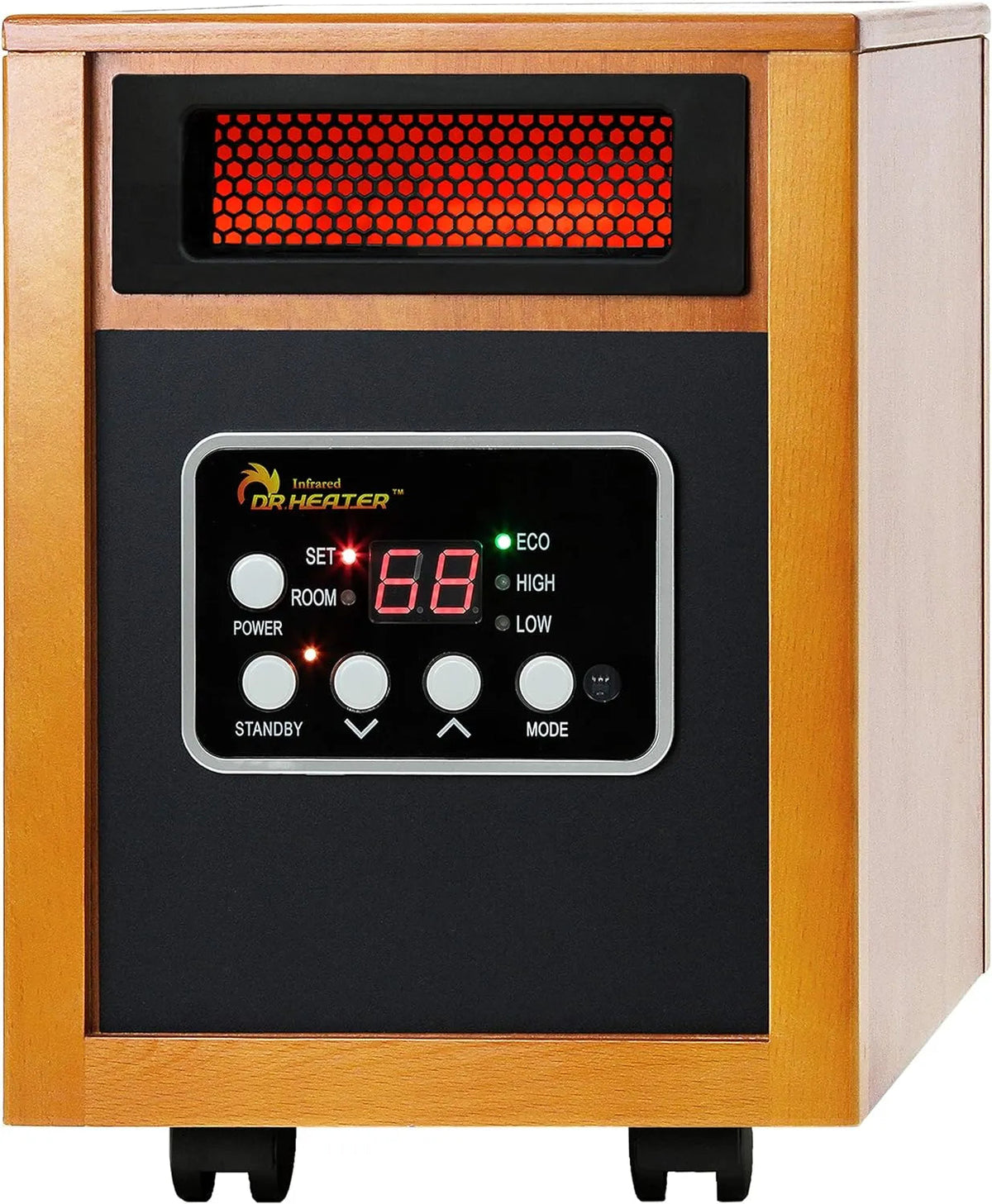 1500-Watt Portable Space Heater, Cherry, 1-Pack